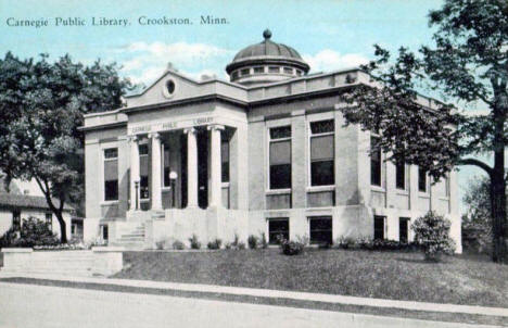 Carnegie Public Library, Crookston Minnesota, 1931