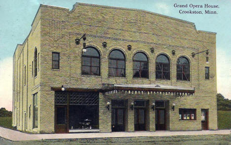 Grand Opera House, Crookston Minnesota, 1914