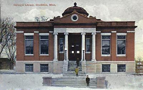 Carnegie Library, Crookston Minnesota, 1909