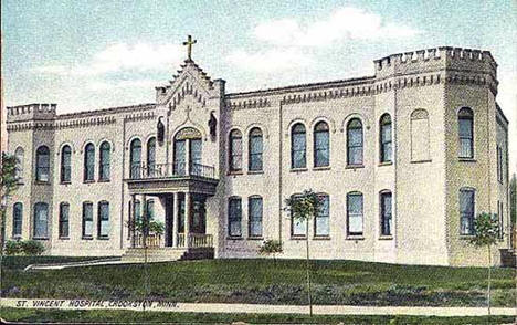 St. Vincent Hospital, Crookston Minnesota, 1910