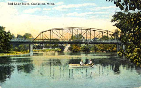 Red Lake River, Crookston Minnesota, 1915