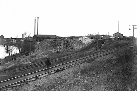 Sawmill at Crookston Minnesota, 1900