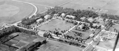 Aerial View, University of Minnesota Crookston Campus, 1933