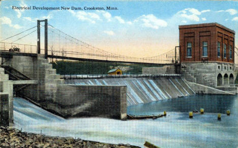 Electrical Development New Dam, Crookston Minnesota, 1920's?