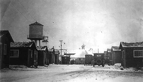 Main Street on Milford Mining property, Crosby Minnesota, 1924