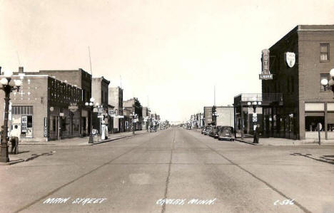 Main Street, Crosby Minnesota, 1955