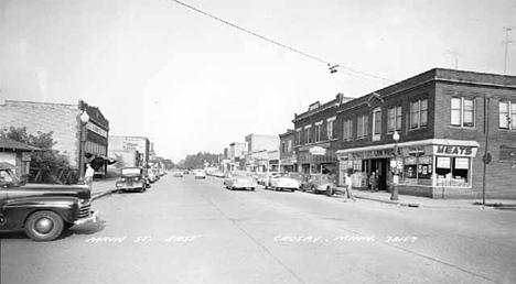 Main Street East, Crosby Minnesota, 1952