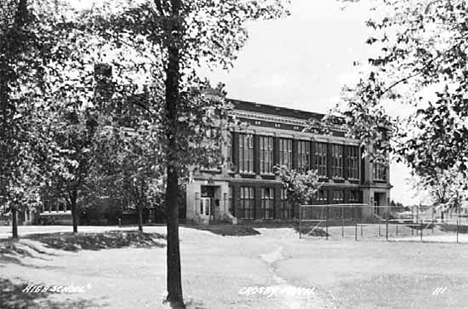 High School, Crosby Minnesota, 1955