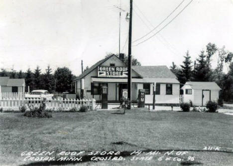 Green Roof Store, Crosby Minnesota, 1950's