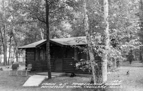 Timberlake Resort, Crosslake Minnesota, 1950's