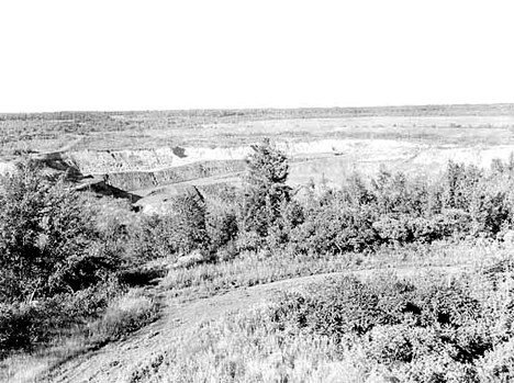 Old Kennedy Mine, now Roberts Mine, Cuyuna Minnesota, 1959