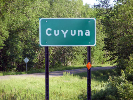 Cuyuna Highway Sign, Cuyuna Minnesota, 2007