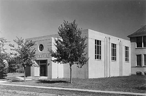 Reinforced concrete gymnasium, Cyrus Minnesota, 1940