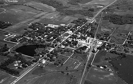 Aerial view, Cyrus Minnesota, 1972