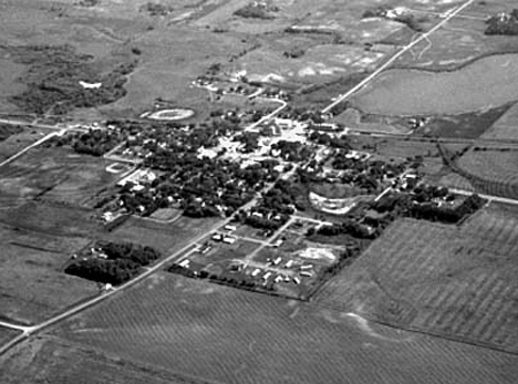 Aerial view, Cyrus Minnesota, 1976