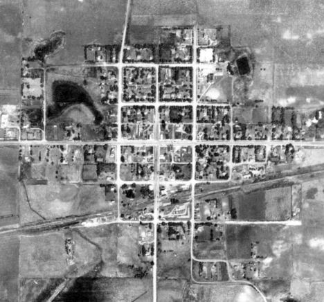 Aerial Photo, Cyrus Minnesota, 1939