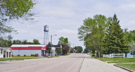 Street scene, Cyrus Minnesota, 2008