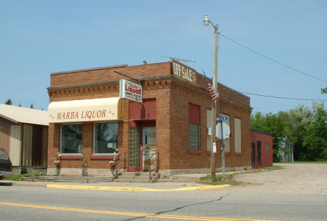 Warba Liquor Store on Highway 2, Warba Minnesota