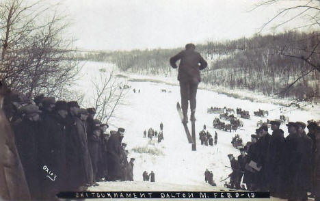 Ski Tournament, Dalton Minnesota, 1913