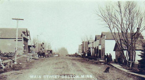 Main Street, Dalton Minnesota, 1908