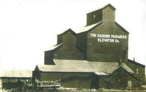 The Danube Farmers Elevator Company, Danube Minnesota, 1910's