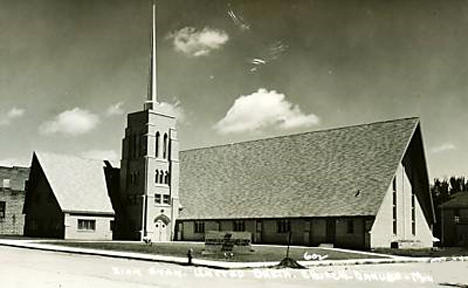 Zion Evangelical United Brethren Church, Danube Minnesota, 1960's?