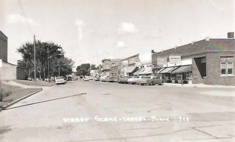 Street Scene, Dassel Minnesota, 1960's