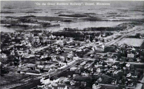 Birds Eye View, Dassel Minnesota, 1920's