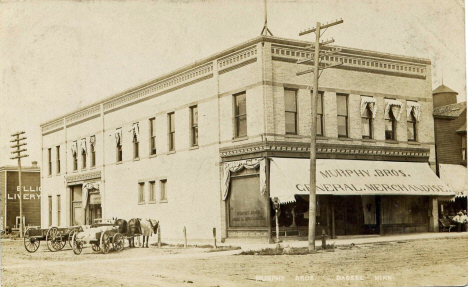 Murphies Bros General Merchandise, Dassel, Minnesota, 1908