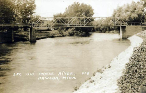 Lac Qui Parle River, Dawson Minnesota, 1946