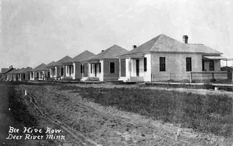 Bee Hive Row Housing Development, Deer River Minnesota, 1910
