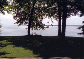 View of Bowstring Lake from Georgene's Haven, Deer River Minnesota