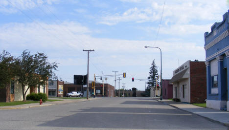 Street scene, Deer River Minnesota, 2010