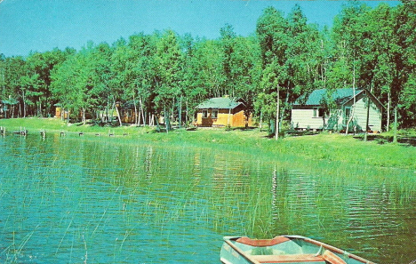 Krantz Resort on Moose Lake, Deer River Minnesota, 1959