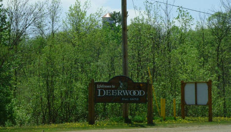Welcome Sign, Deerwood Minnesota, 2007