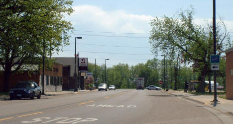 Street scene, Deerwood Minnesota, 2007