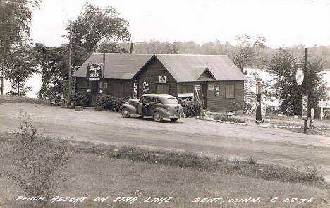 Peach Resort on Star Lake, Dent Minnesota, 1949