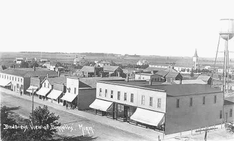 Birds eye view, Donnelly Minnesota, 1910's