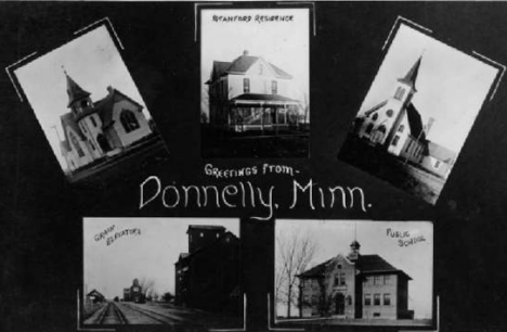 Greetings from Donnelly Minnesota, 1907