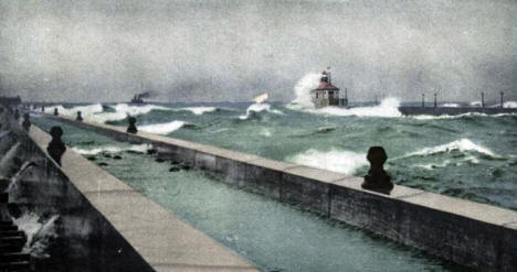 The Light House, Great Pier, Duluth Minnesota, 1903