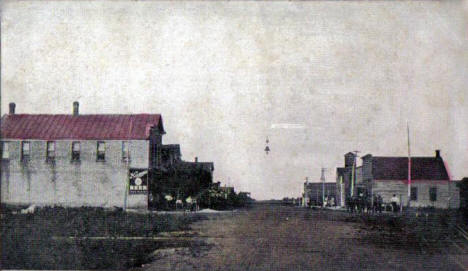 Main Street, Dumont Minnesota, 1910