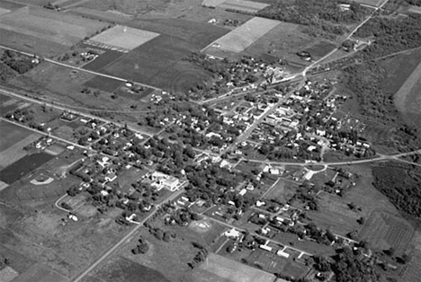 Aerial view, Eagle Bend Minnesota, 1971