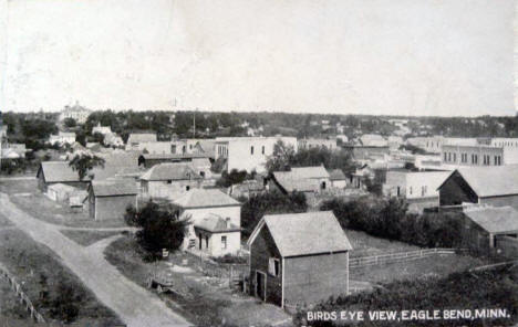 Birds eye view, Eagle Bend Minnesota, 1909