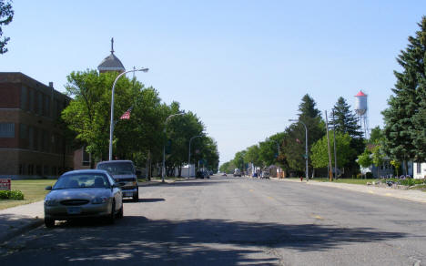 Street scene, Eden Valley Minnesota, 2009