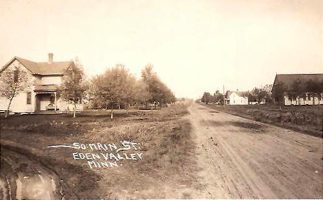 South Main Street, Eden Valley Minnesota, 1910's?