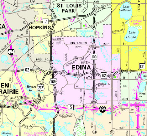 Edina,Minnesota location