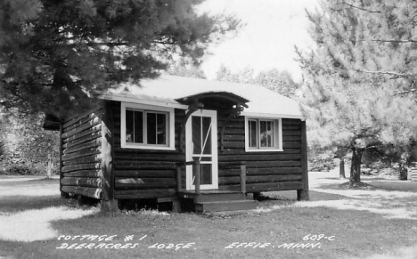 Deercrest Lodge, Effie Minnesota, 1940's