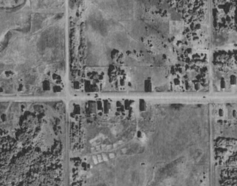 Aerial Photo, Effie Minnesota, 1947