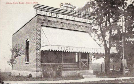 Eitzen State Bank, Eitzen Minnesota, 1910