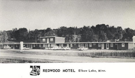 Redwood Motel, Elbow Lake Minnesota, 1960's
